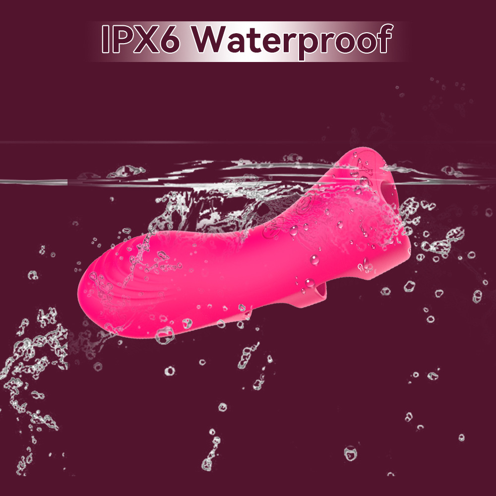 Star Shine Silikon-Vibrator mit 10 Frequenzen, Flirt- und Massagefunktion für Paare, Fingerhülle (Großhandel)_voghion.com