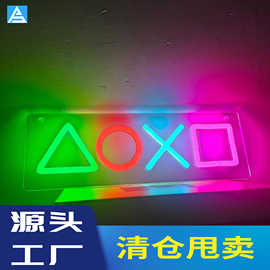热卖跨境霓虹灯发光字母装饰灯酒吧派对多形广告灯牌led清仓甩卖