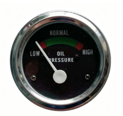 Cross-border popular product: pointer-type 52mm oil pressure gauge for modified vehicles, used in engineering vehicles, trucks, and agricultural vehicles
