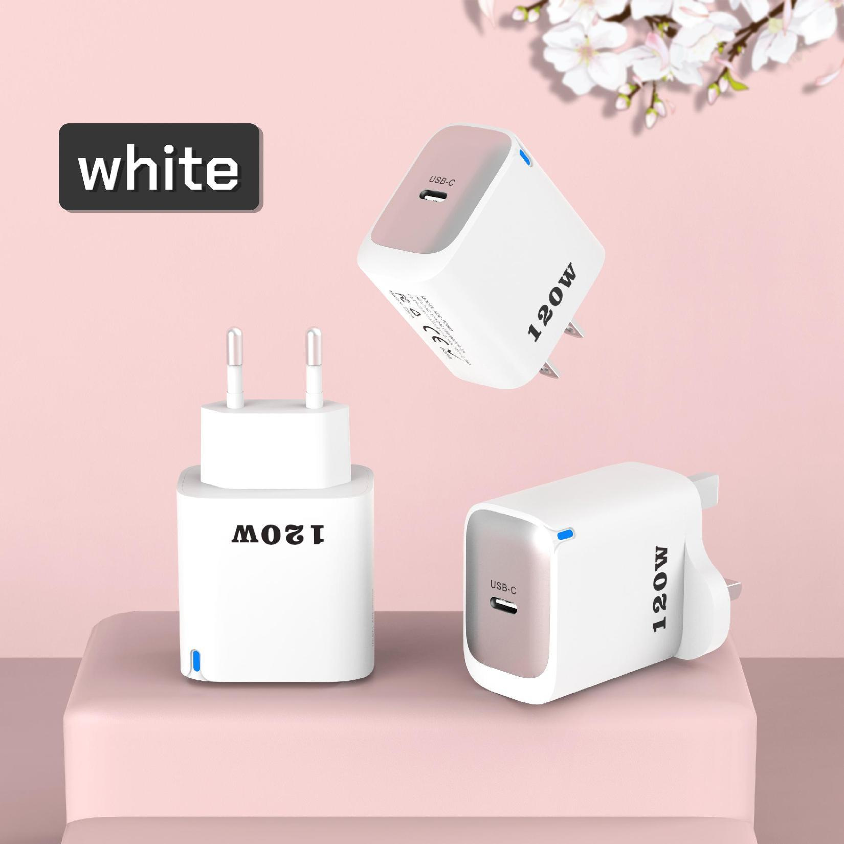 Cargador de alta potencia multipuerto poroso con cabeza de carga rápida de uso general, estándar americano, estándar europeo, estándar británico, estándar australiano, multiinterfaz