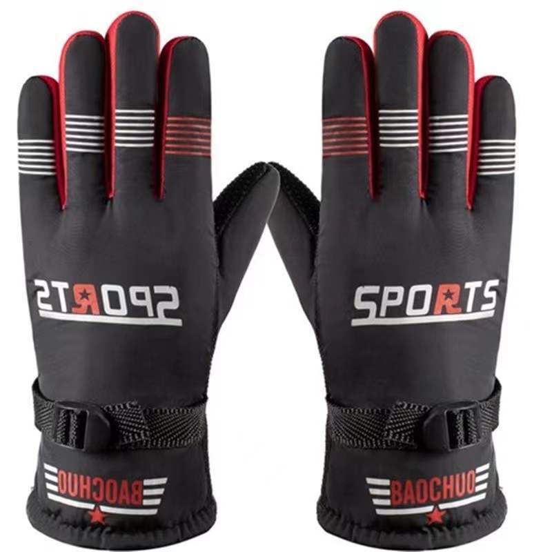 Men's keep warm ski gloves