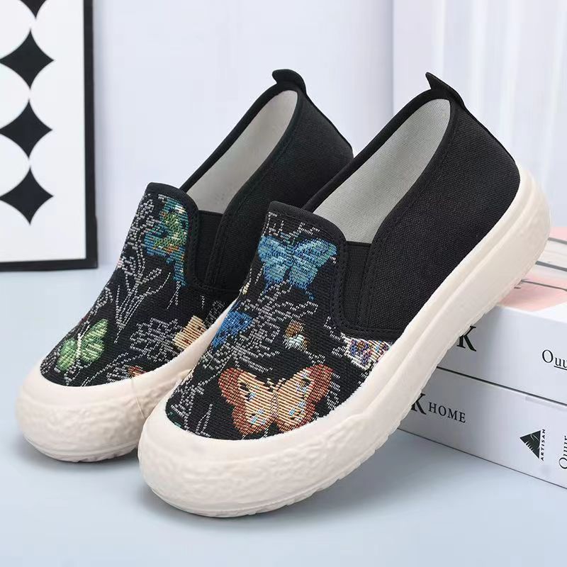 Zapatos de verano de papá zapatos de mujer 2023 nuevos zapatos de primavera y otoño calcetines para correr zapatos de moda versátiles