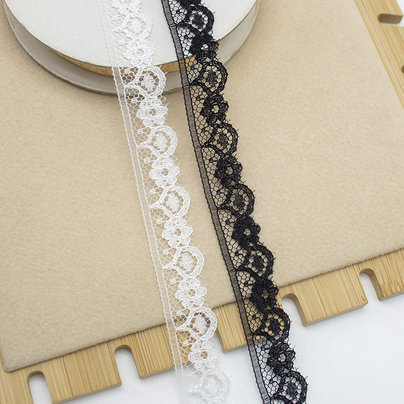 1.3cm Shiny Lace Trim Non-Elastic Socks Dress Wedding Dress Hem Doll Lolita Lace DIY Accessories