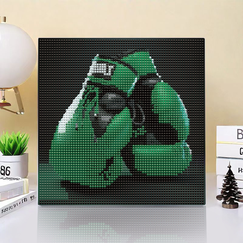 Dibujo adhesivo de diamantes de dibujos animados con marco de fotos Diamante de punto hecho a mano para niños fabricante de pintura de diamantes de bricolaje Kulomic Mario