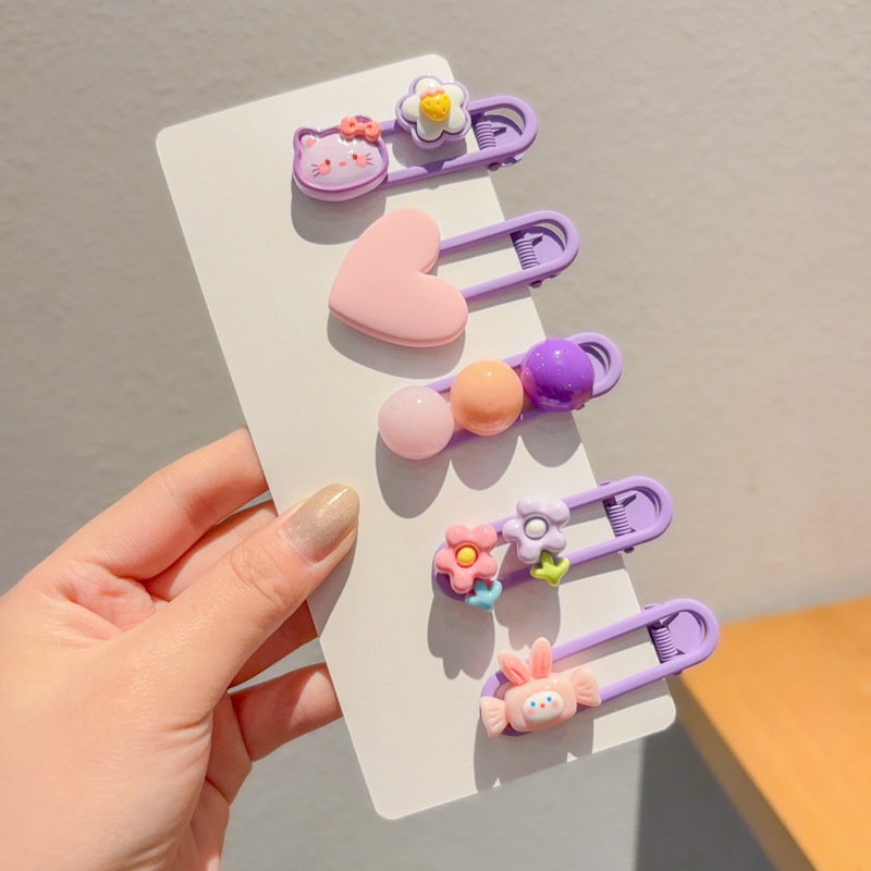 Bebé no duele el pelo del pelo fetal clip de pelo accesorios para el cabello hembra infantil clip de pelo niños horquilla accesorios pequeña princesa bebé tocado