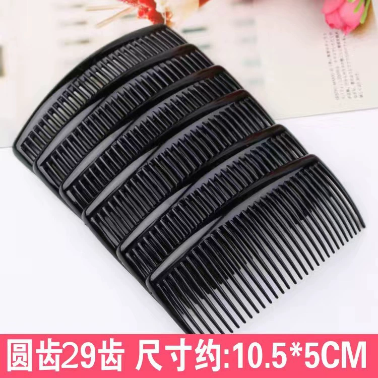 Bangs, big black non-slip hair accessory for adults, universal plastic hairgrip, hairpins