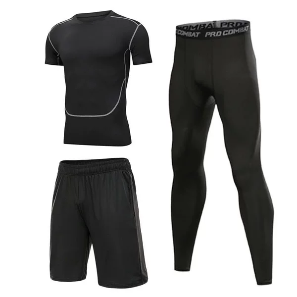 Set, with short sleeve, plus size, 3 piece set