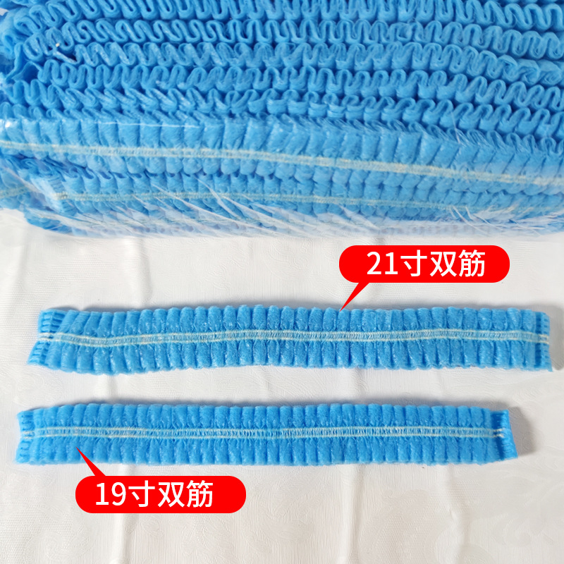 Tapa de cabeza de sombrero desechable sombrero no tejido tapa de malla libre de polvo a prueba de aceite tapa redonda a prueba de humo catering comida chef bar cap