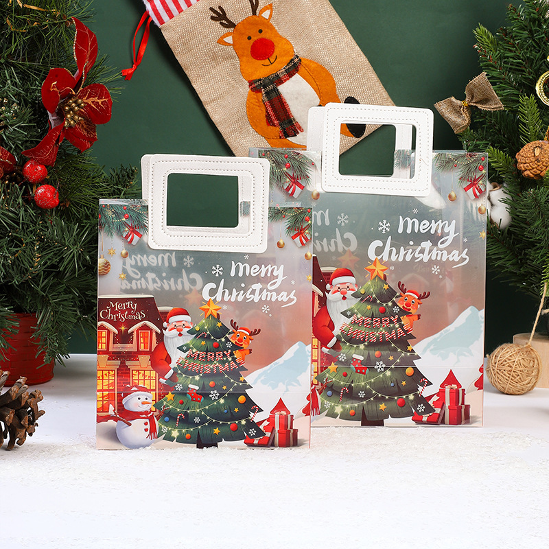 新しいクリスマスの贈り物のギフトバッグ高級感クリスマスの小さな贈り物の包装クリスマスイブの贈り物のリンゴの包装箱|undefined