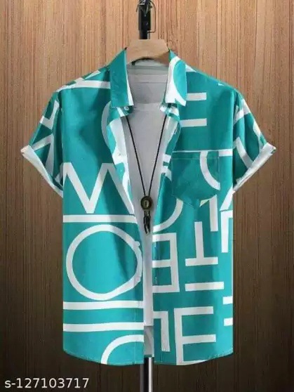 Camisa estampada en 3D de Hawaii, estación independiente de Amazon, camisa de manga corta de playa con solapa explosiva, diseño de soporte