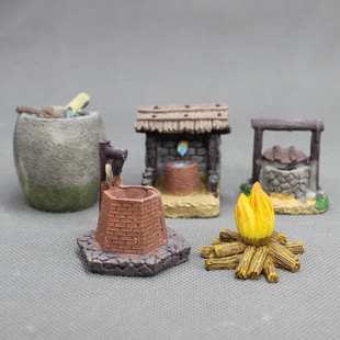 �͹���ʽʯ����ˮ�ž�ɽ�g��ˮ����΢�s�[��΢�s�����쾰diyģ��