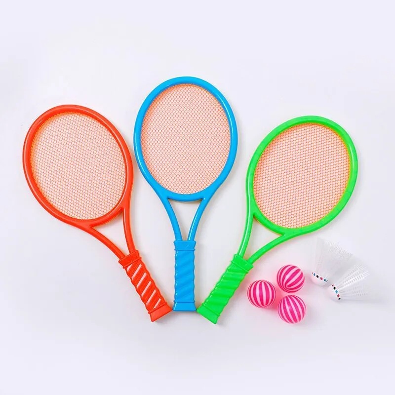 Children's Badminton Racket Kindergarten Sports Tennis Badminton Racket Parent-Child Interactive Indoor and Outdoor Sports Toys