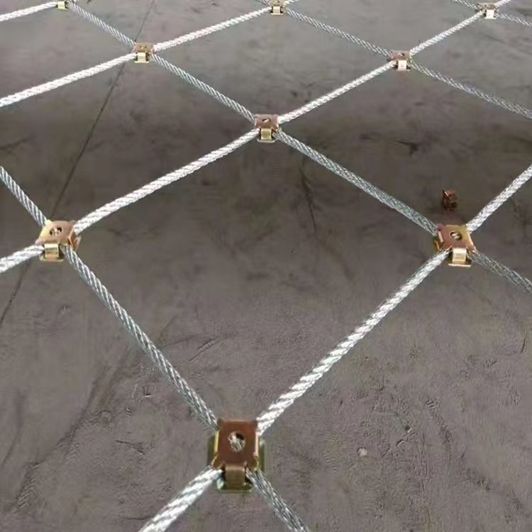 主动被动边坡防护网sns柔性钢丝绳安全网防落石山体护坡网勾花网