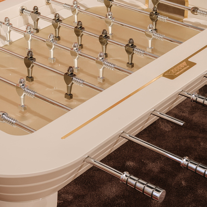 Bara telescópica de futbolín estándar internacional, modelo de diseñador moderno, entretenimiento en el hogar, máquina de fútbol, juego de pies de mesa