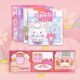 Cyber Celebrity Sanrio Same Style Magnetic Quiet Book Children's Handmade Educational Diy Cutting-Free Thickened Magnetic Quiet Book
