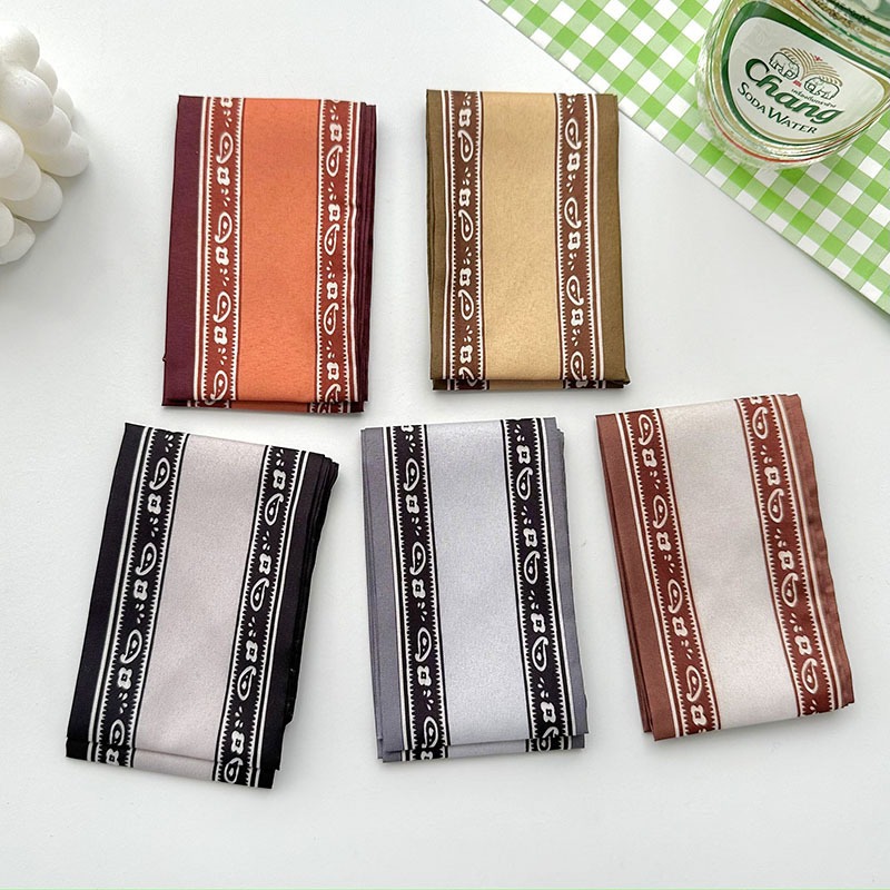 2025 mujeres primavera y verano coreano bolsas de cabello de color sólido correa de cabello de flores de caju