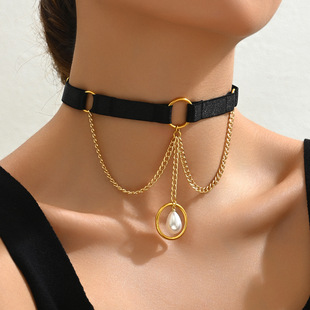 Bamboo such as clothing European and American supply factory direct distribution personality fashion simple sweet cool hot girl neck ring JQ0029