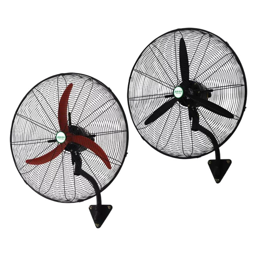 Промышленный вентилятор Настенный вентилятор высокой мощности Рожковый вентилятор Настенный коммерческий настенный Электрический Вентилятор Мощный качающейся головой оптовая продажа с фабрики