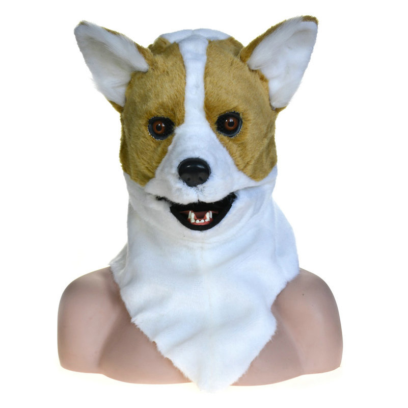 Máscara de cabeza de animal de cara completa Lobo Oso conejo León leopardo fotografía bola rendimiento máscara de película fabricante