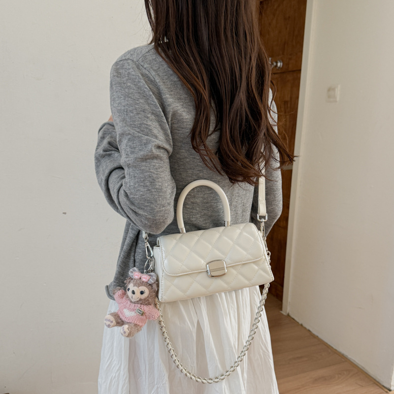 Textura de bordado de diamante bolso de mano para mujeres 2026 nueva moda coreana de estilo universal bolso de hombro