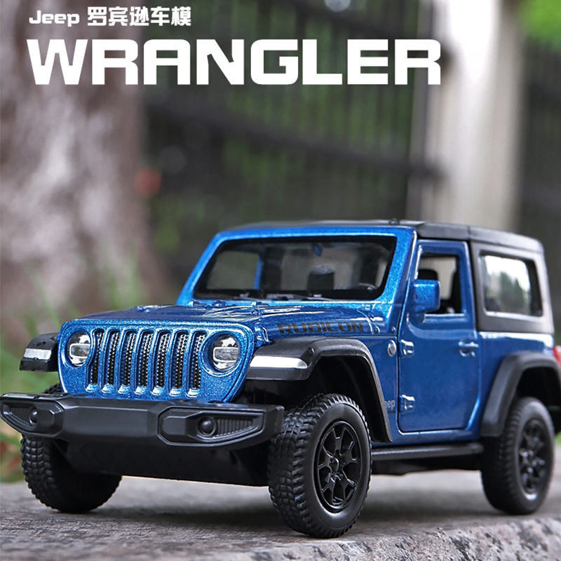 1:36JEEP Wrangler Robinson alloy car model simulation jeep ornaments children's toy car wholesale