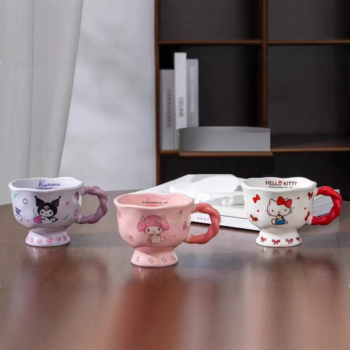 Кружка (Sanrio) Hello Kitty / My Melody 360 мл, керамическая, для офиса и подарка