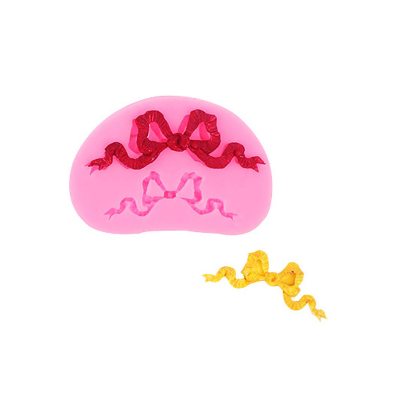 DIY molde de modelado de pastel de fondant de silicona molde de ritmo seco molde de fondant de arco múltiple