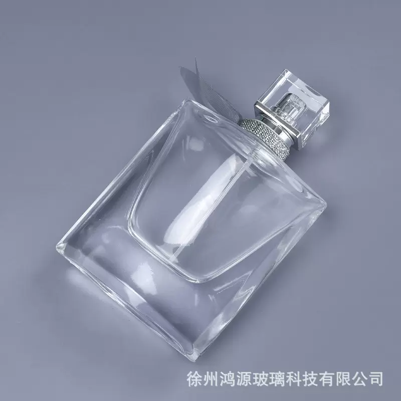 创意鱼尾香水玻璃瓶卡口厚底透明爽肤水分装空瓶美丽人生细喷雾