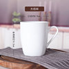 Factory wholesale advertisement water cup white breakfast milk cup creative bone porcelain straight body Mark cup ceramic cup