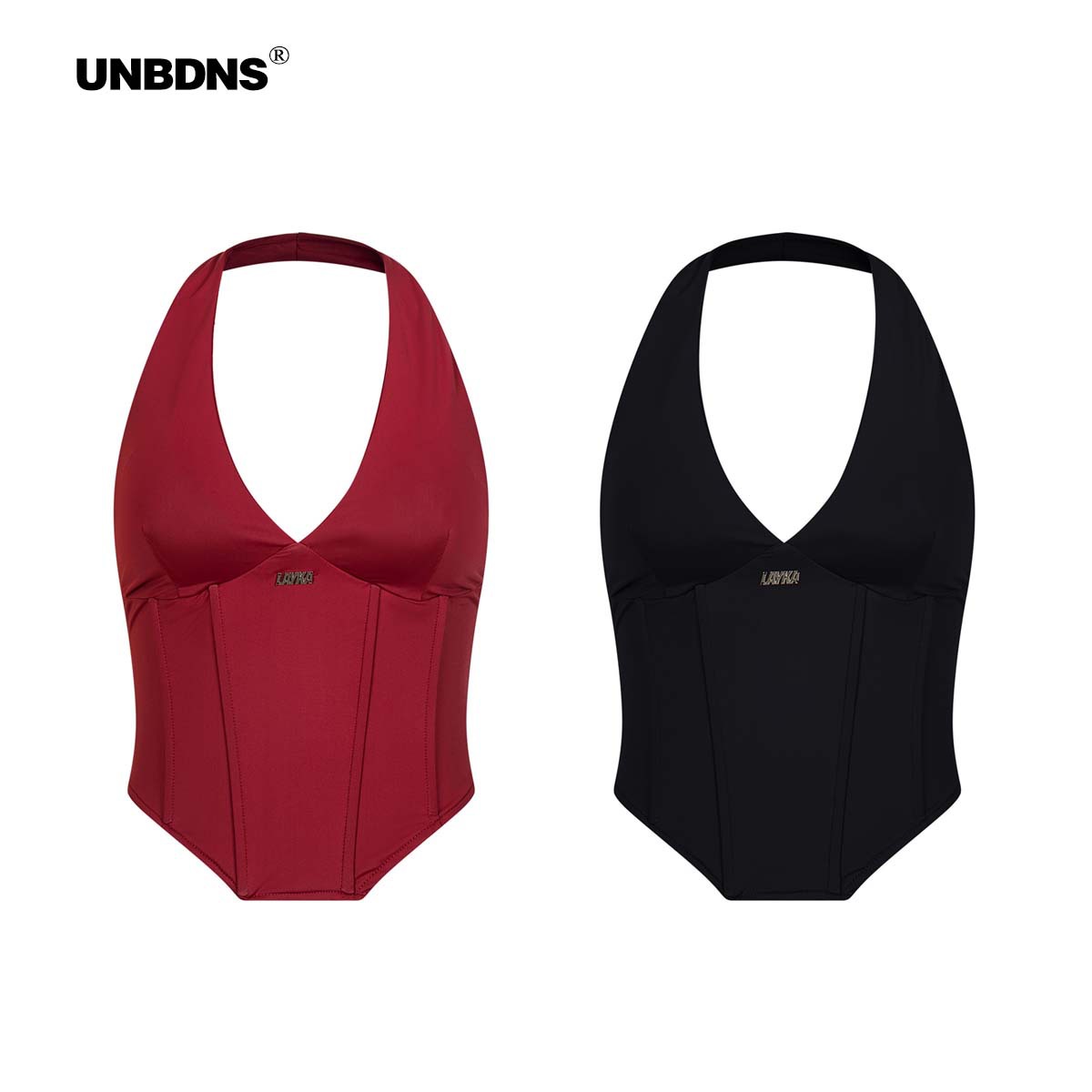 UNBDNS Street Style Sexy V-Neck Halter Vest for Women, Summer Boob-Bone Fit, Sleeveless Top for Hot Girls, Wear as Outerwear