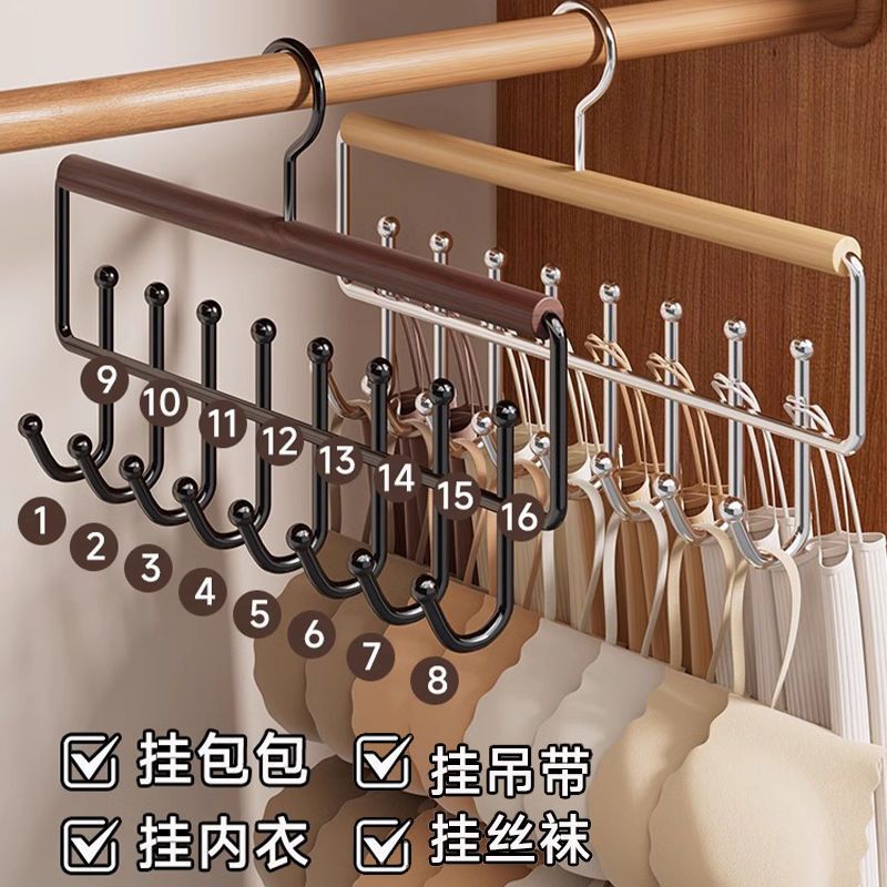 多機能帽子収納ラック、ホームワードローブ、帽子とスカーフの収納ラック、ドアの後ろの帽子クリップとネクタイ収納アーティファクト|undefined