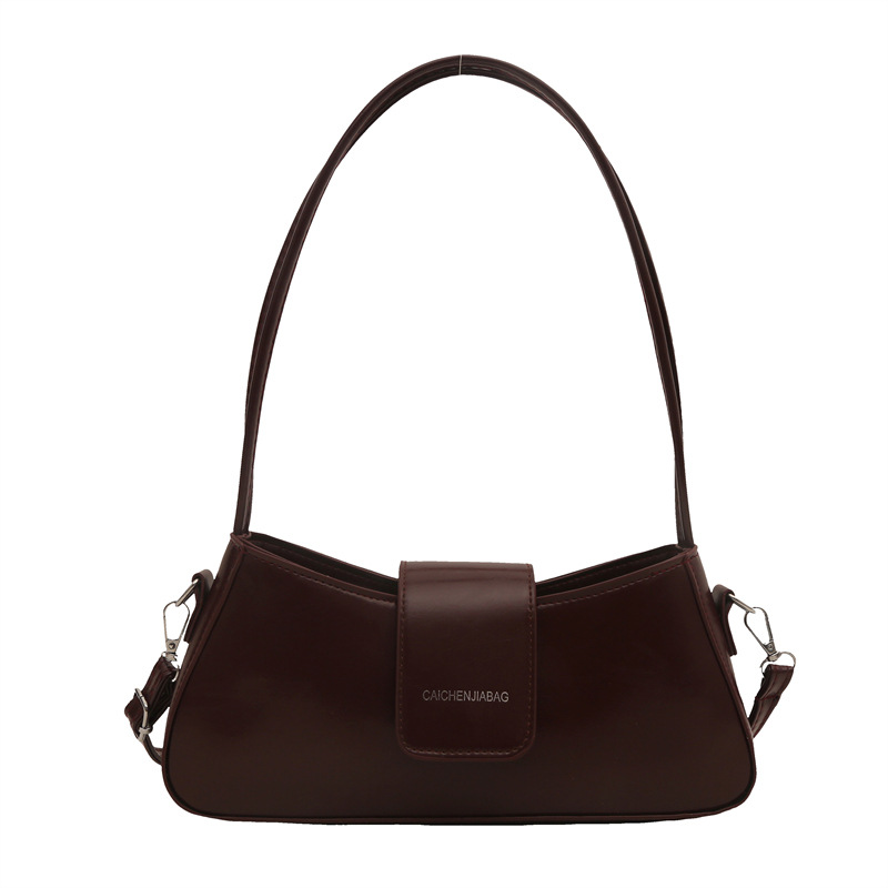 Bolsa de brazo de nicho francés para mujeres 2024 nueva moda bolso de hombro de estilo extranjero buckle bolso de viaje casual