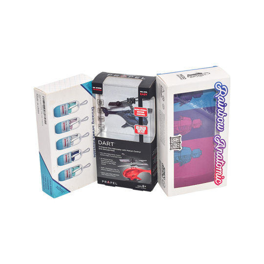 Open window carton printing toy packaging box Christmas color box Buckle bottom box open window children's toy packaging box custom-made