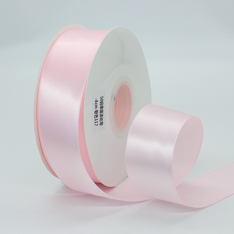 Fabricantes al por mayor 3,8 cm de poliéster cifrado cinta de arco hecha a mano cinta de color de embalaje de regalo cinta