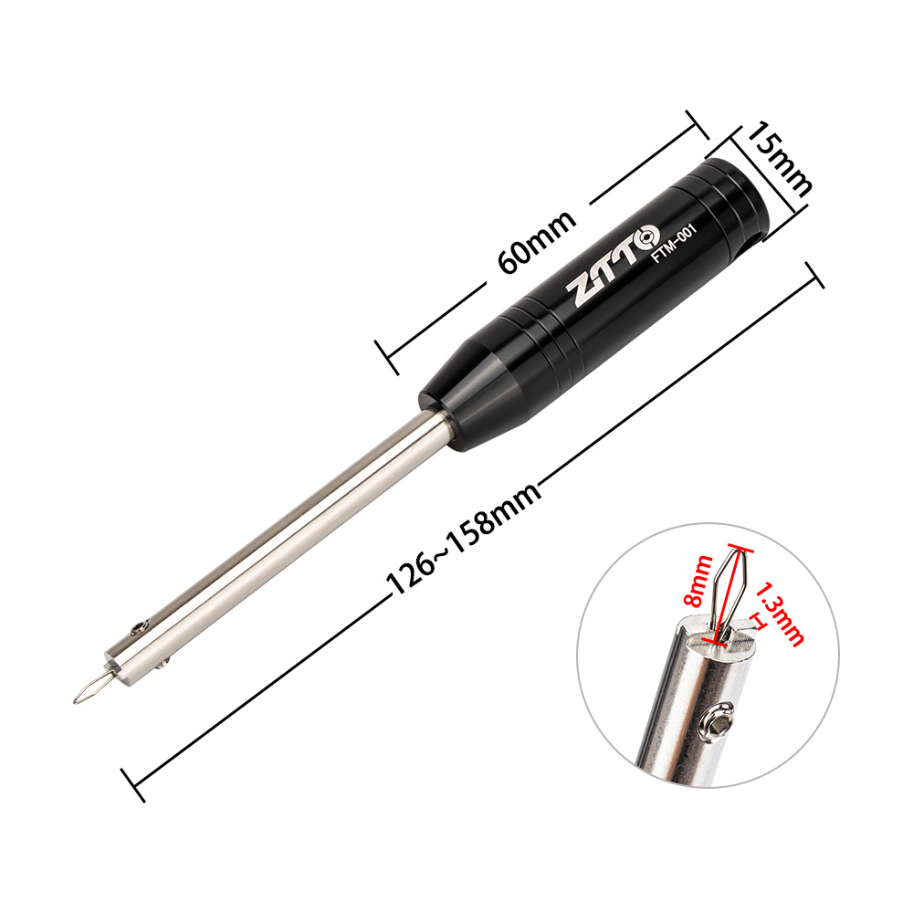 ZTTO Bicicleta de montaña Tapa de radios Herramienta de llave de desmontaje y mantenimiento Juego de rueda circular de doble capa Herramienta de conexión de tapa de radios