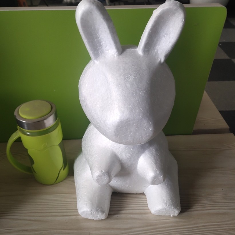 Oso de espuma directo de fábrica blanco DIY material de arreglo floral hecho a mano Día de San Valentín Rosa oso con juguete