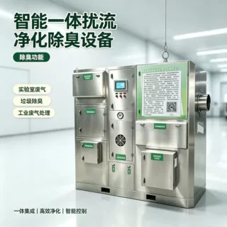 天宏寰宇 智能一体扰流除臭废气净化设备动物实验室垃圾泵站分解