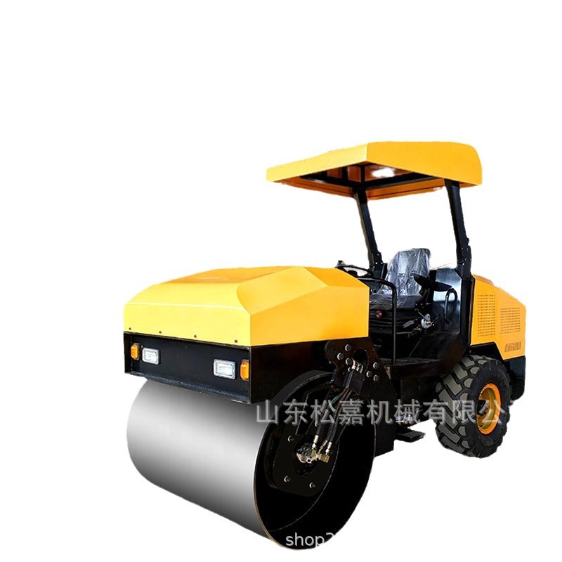 Césped verde diesel compactador de mano 1 tonelada 3 toneladas diesel embrague hidráulico de dirección pequeño rodillo