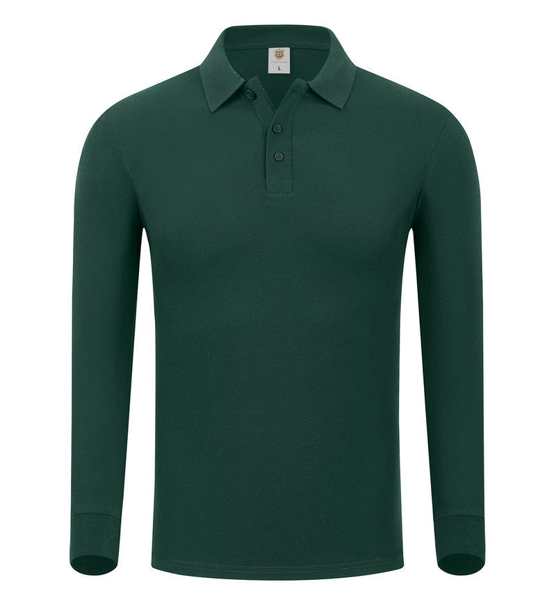 긴 스테이플 코튼 짙은 녹색