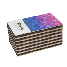 速卖通热卖手机平板钢化膜包装盒9H木质钢化膜包装盒中性彩印X20