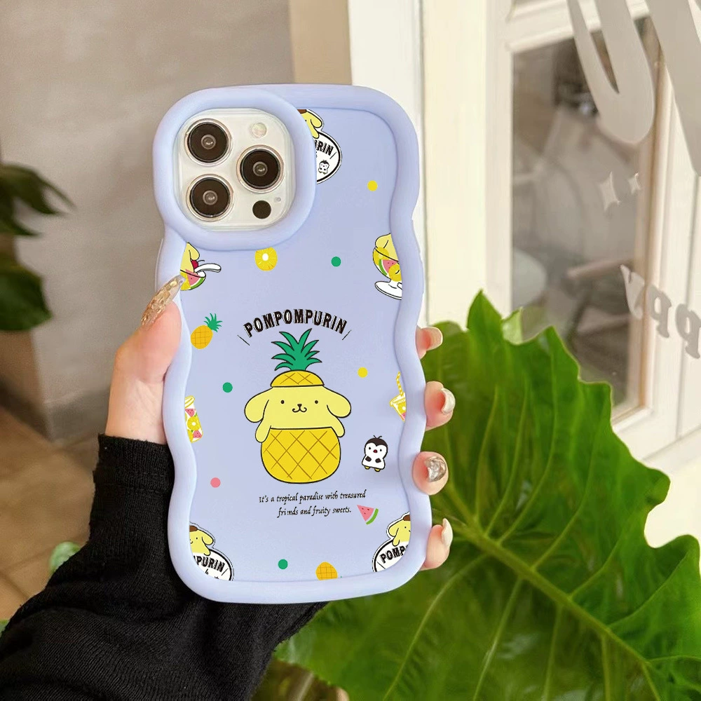 [适用红米note7 note8 note9 note10卡通硅胶马卡龙大波浪大孔跨境]