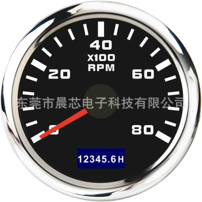 Other vehicle instruments — 52mm Engine Motor Speedometer with - cx6231-black-plate-silver-cover-8k
