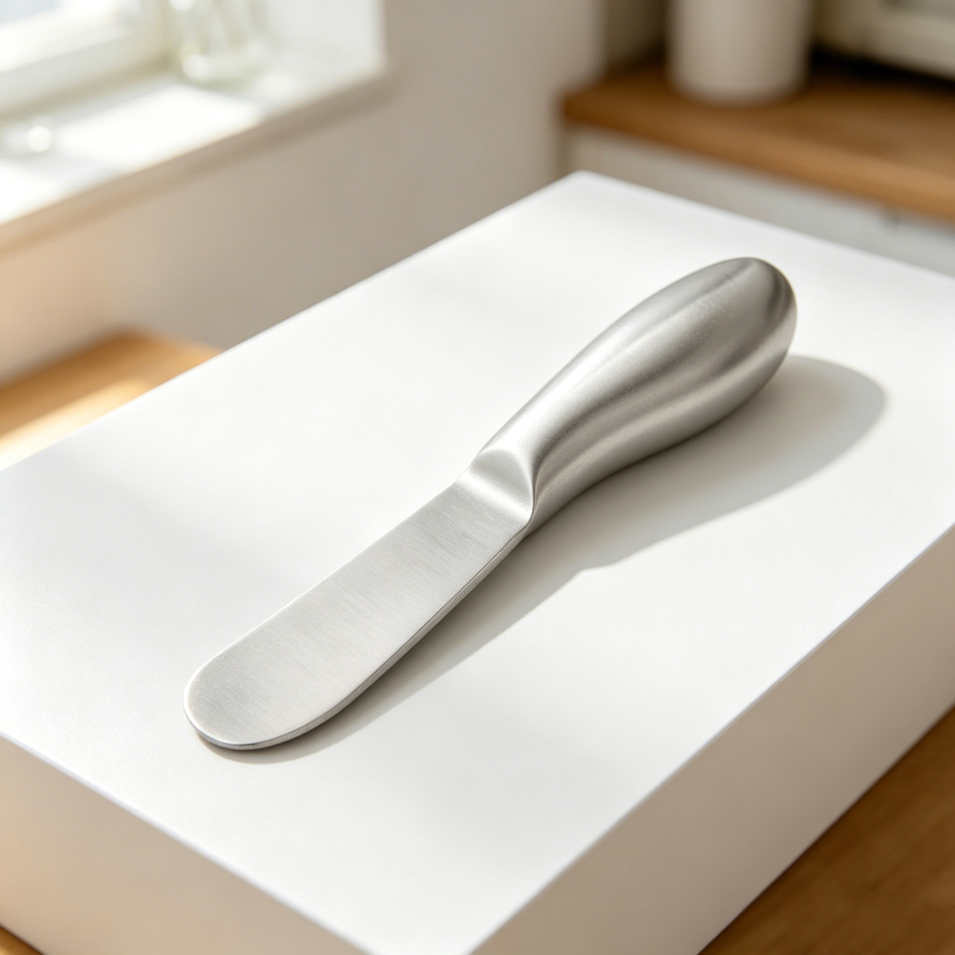 Stainless Steel Cheese Knife with Integrated Hollow Handle, Butter Knife, Cake Butter Cheese Knife, Cream Spreader, Kitchen Tool
