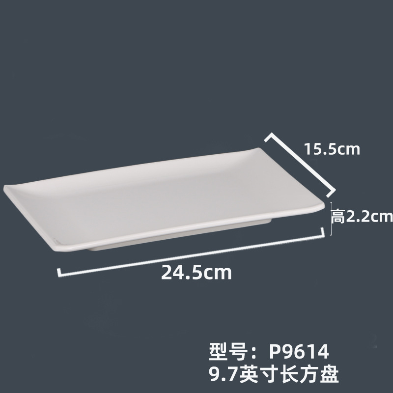 P9614년#9.7inch 직사각형 플레이트