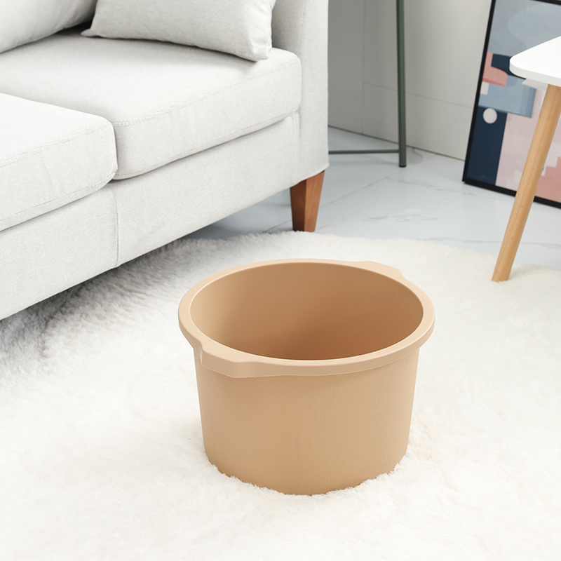 QTB6 foot bath bucket over the calf household high deep bucket plastic foot bath basin foot bath height massage foot wash