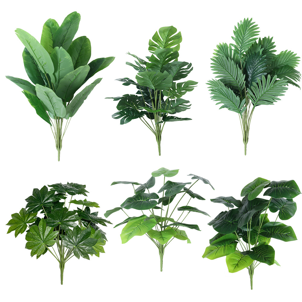 Planta simulada 18 plátano viajero pájaro del paraíso hoja de plátano nórdico grande planta verde decoración de jardín paisajismo árbol falso transfronterizo