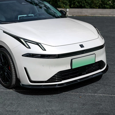 Suitable for Lynk & C 07 Exterior Modification Front Lip Front Shovel Front Surrounding Anti-collision Protective Parts Fashion Non-destructive Installation and Fixing (Big Surrounded) - lk07-front-lip-abs-piano-black-1-pack