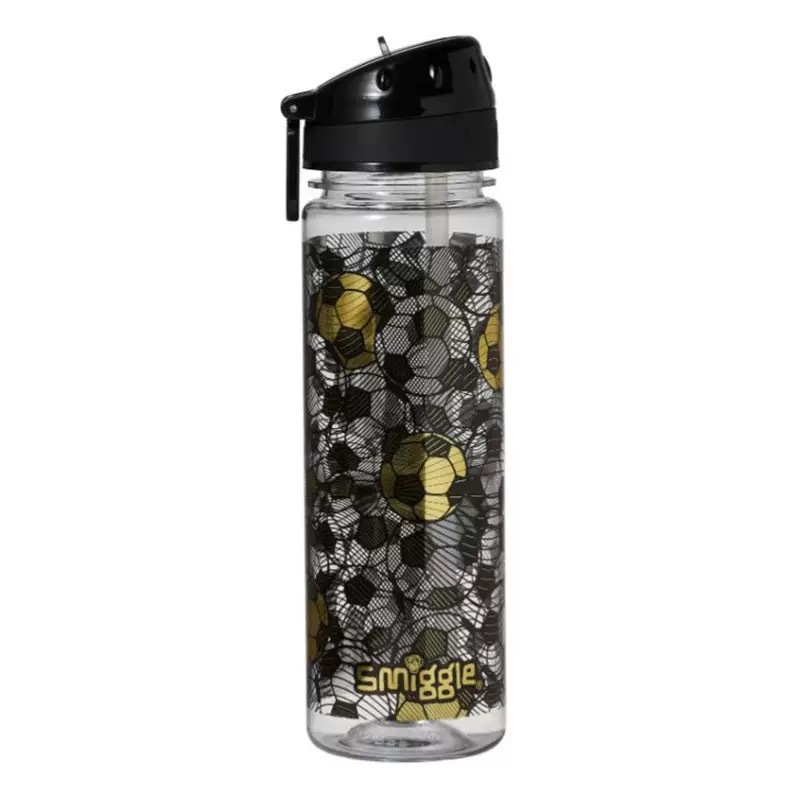 Smiggle Golden Football Schoolbag Box Set para niños Papelería Bolsa de almacenamiento multifuncional Mochila de descompresión Regalo