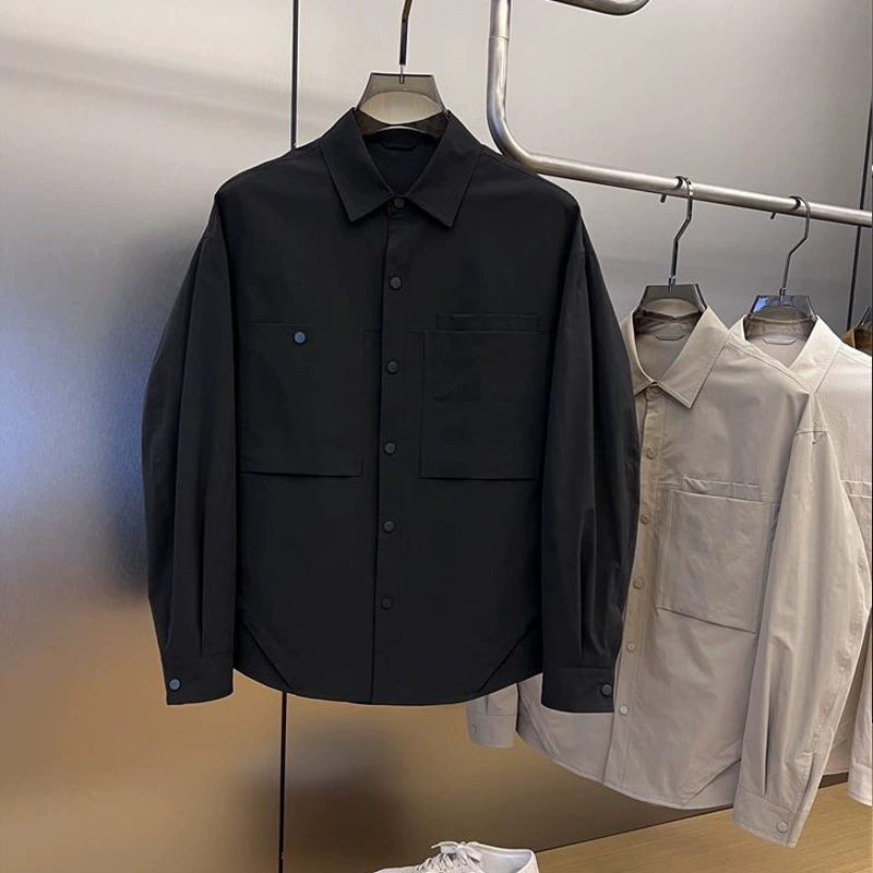 Мужская куртка Dijia с воротником-стойкой, тонкая и дышащая, универсальная повседневная куртка, модный топ.