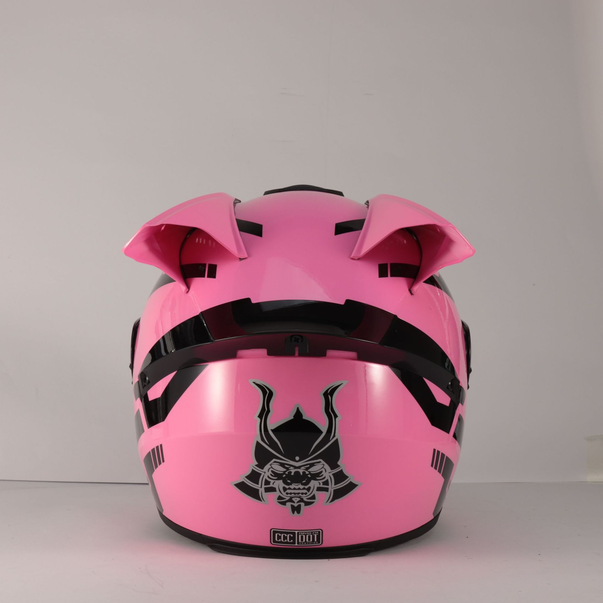 Cross-border in-stock racing helmet horn accessories, cow horn helmets, trendy and cool motorcycle horns wholesale